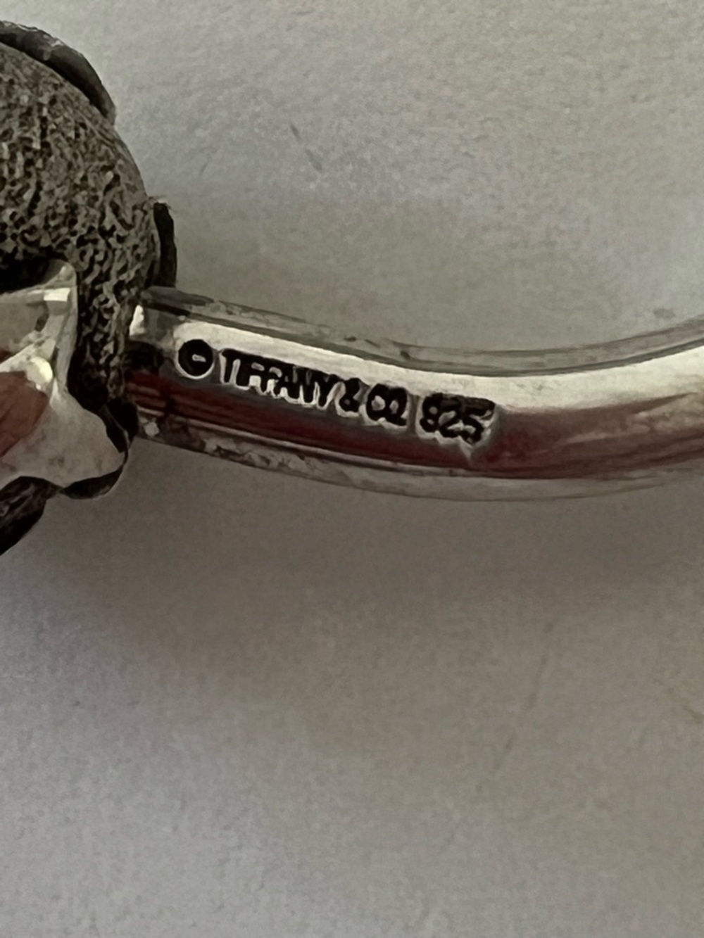Tiffany and Co Silver Airplane and Globe keychain. - Picture 5 of 5